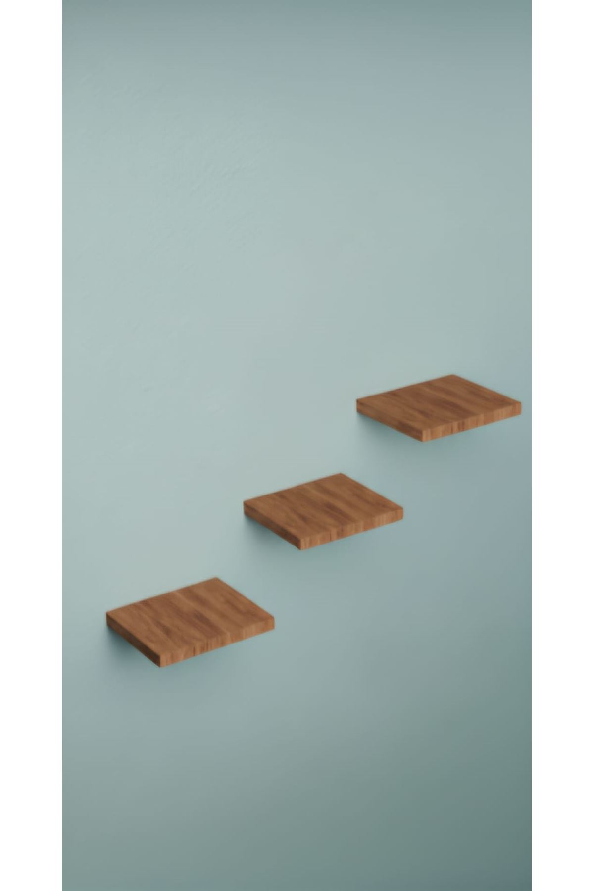 Barok Uçan Duvar Rafı Set Gizli Raf