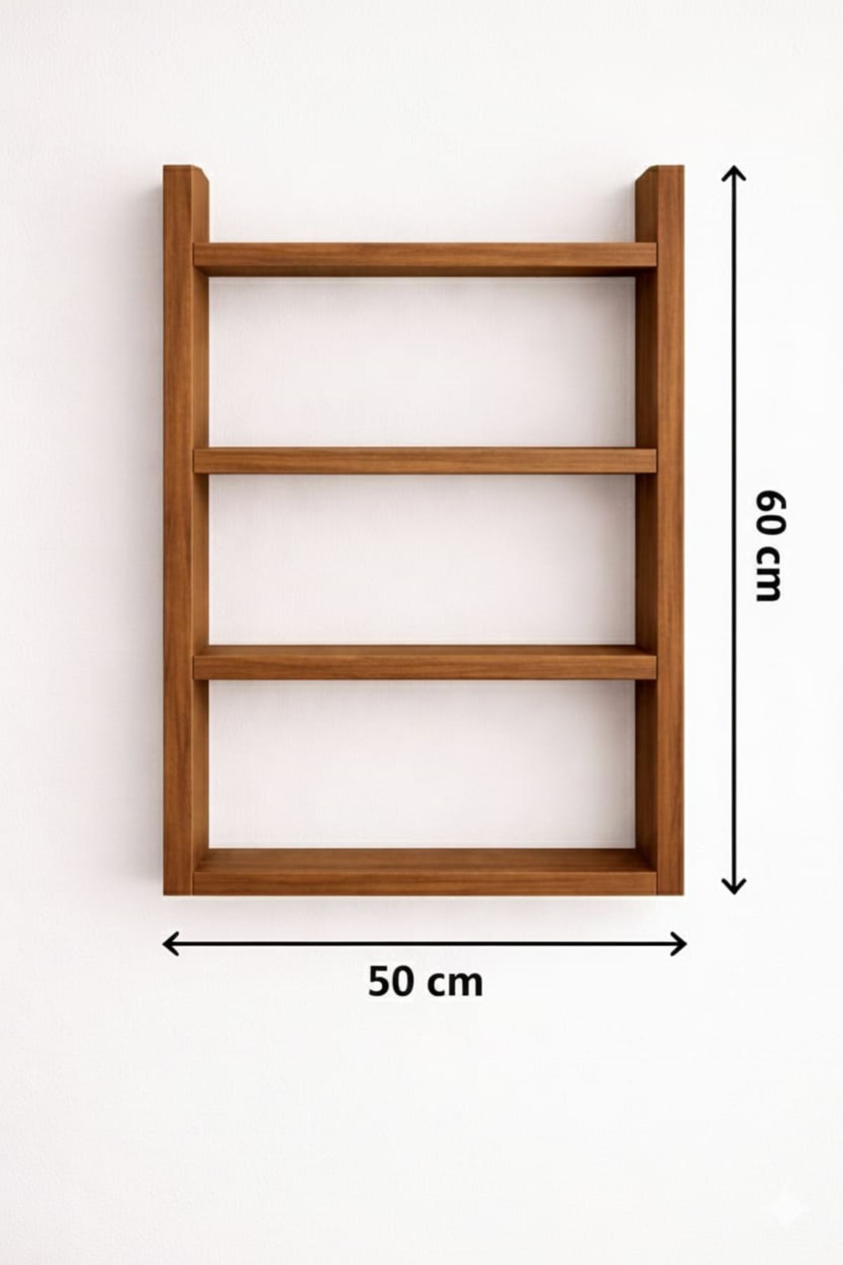  Barok 4 Raflı Mutfak Duvar Rafı Çok Amaçlı Raf