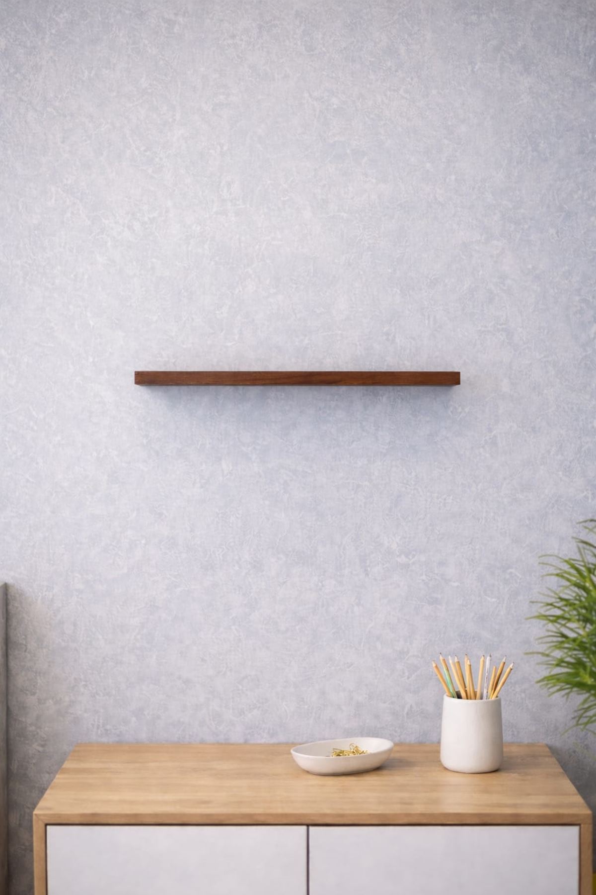 Barok Duvar Rafı Uçan Raf Gizli Raf 40 CM