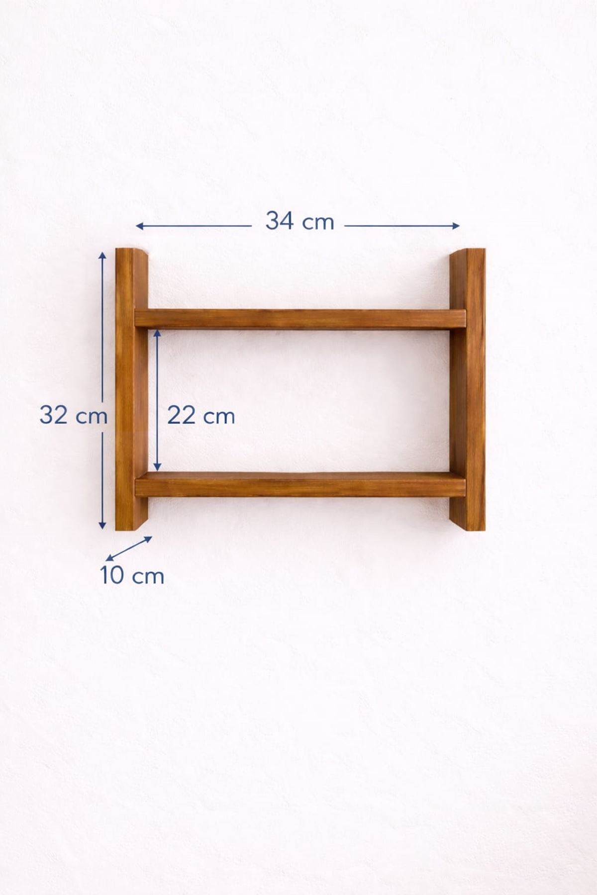 2  Katlı Duvar Rafı -Mutfak Rafı -Kitaplık BAROK