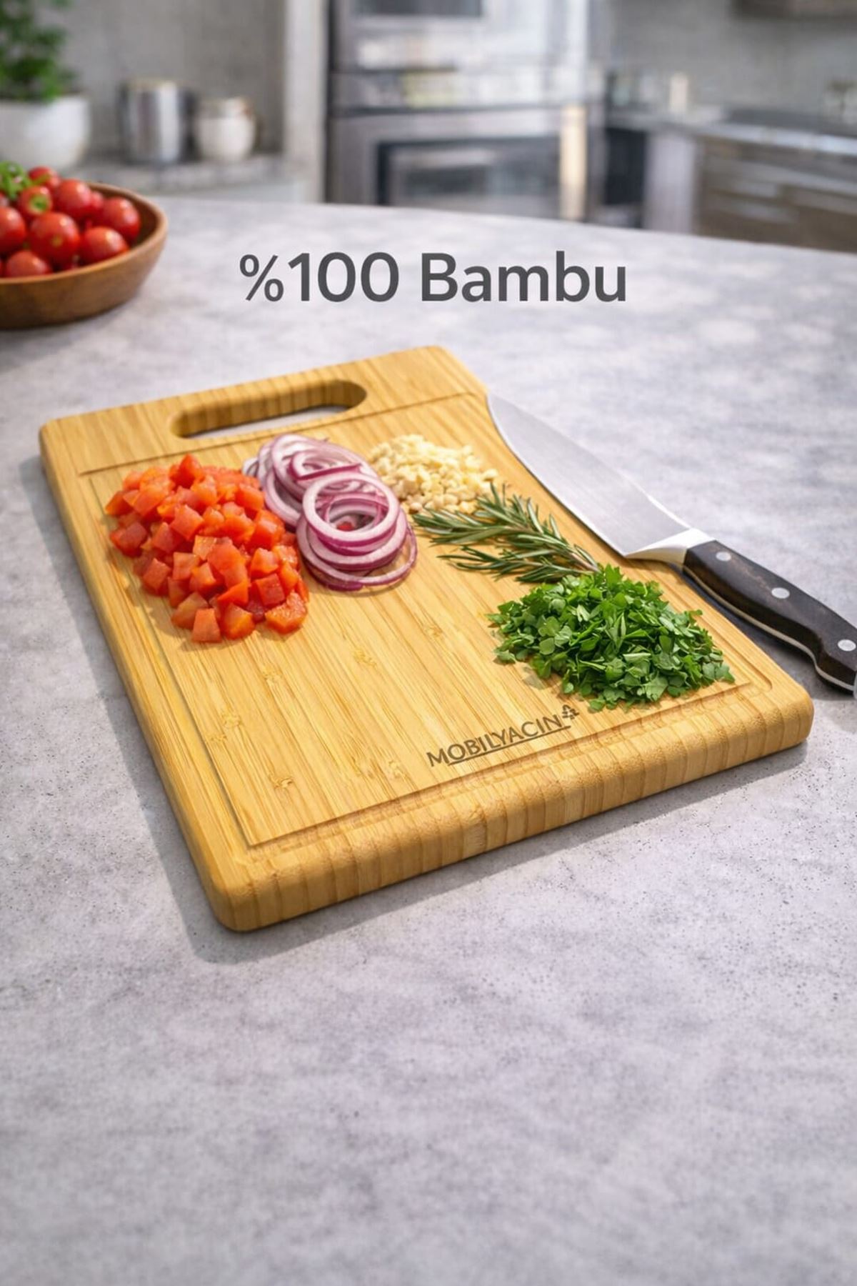 BAMBU KESME TAHTASI (SU OLUKLU)