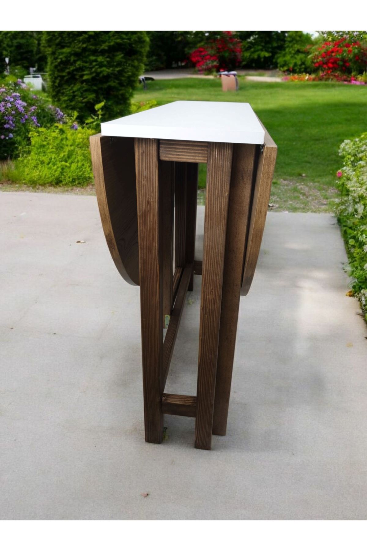 Katlanır Kanatlı Masa Yemek Masası Çalışma Masası Mutfak Masası Çok Renkli