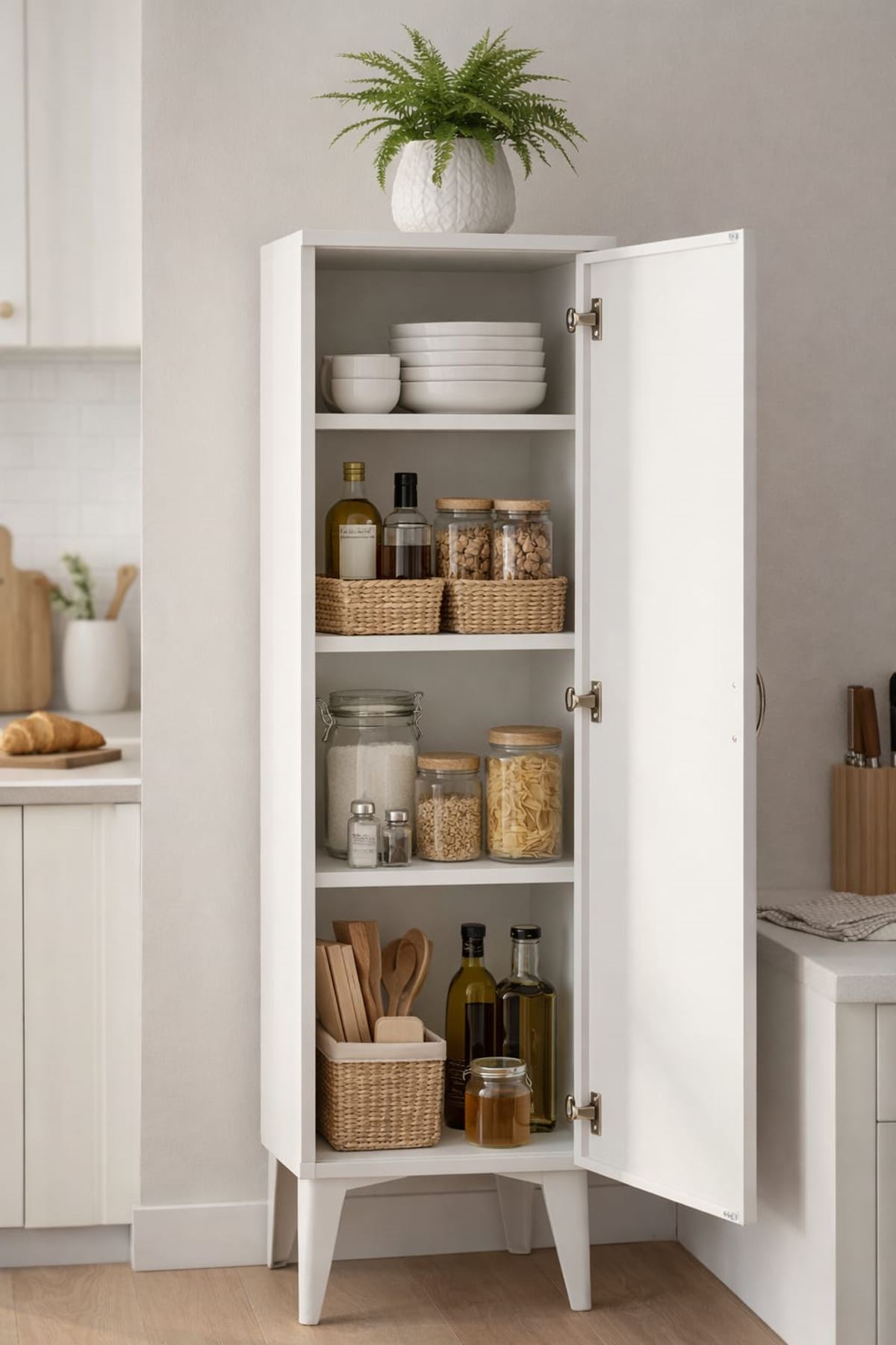 MUTFAK - BANYO ÇOK AMAÇLI DOLAP 4 RAFLI