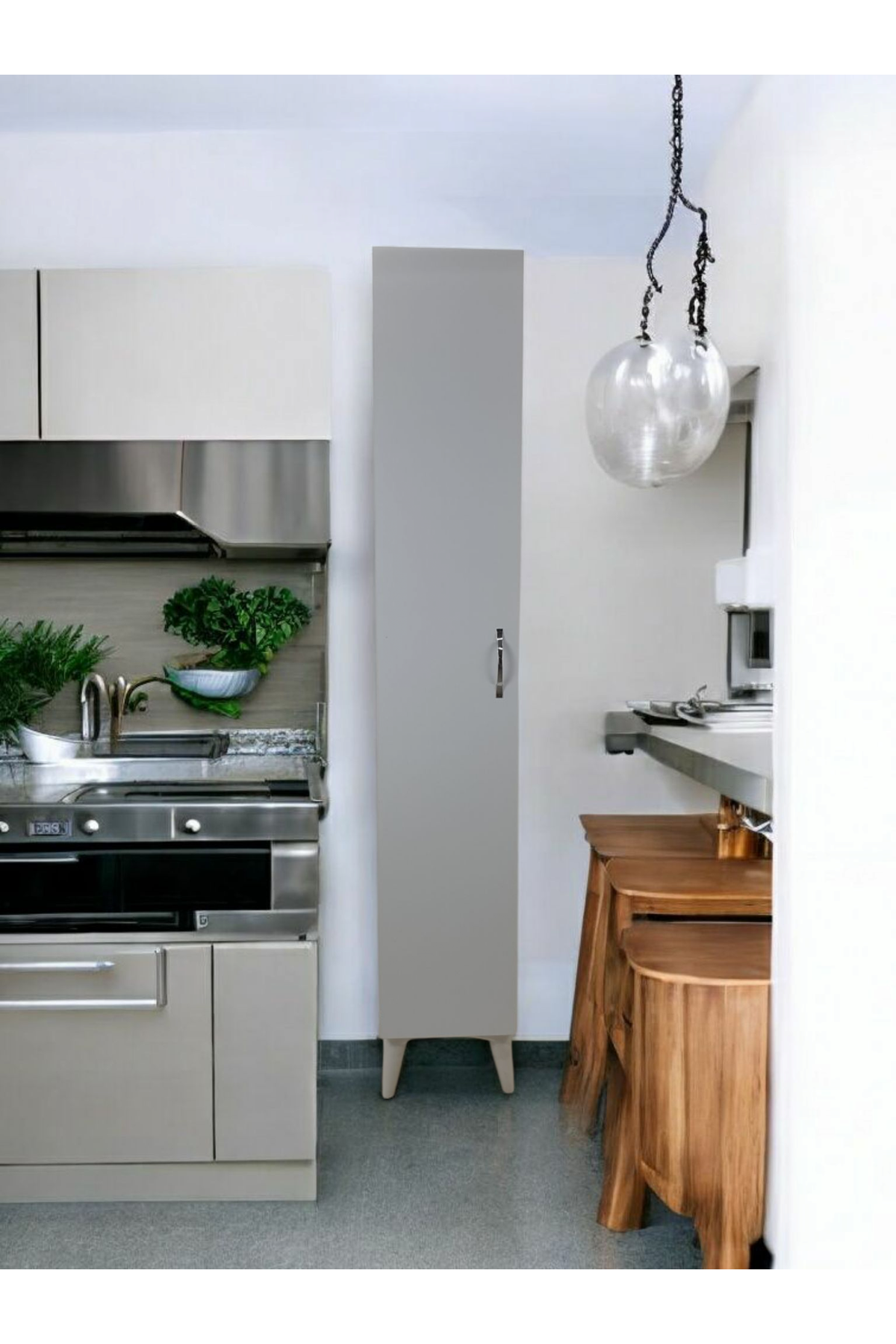 MUTFAK - BANYO ÇOK AMAÇLI DOLAP 5 RAFLI180CM