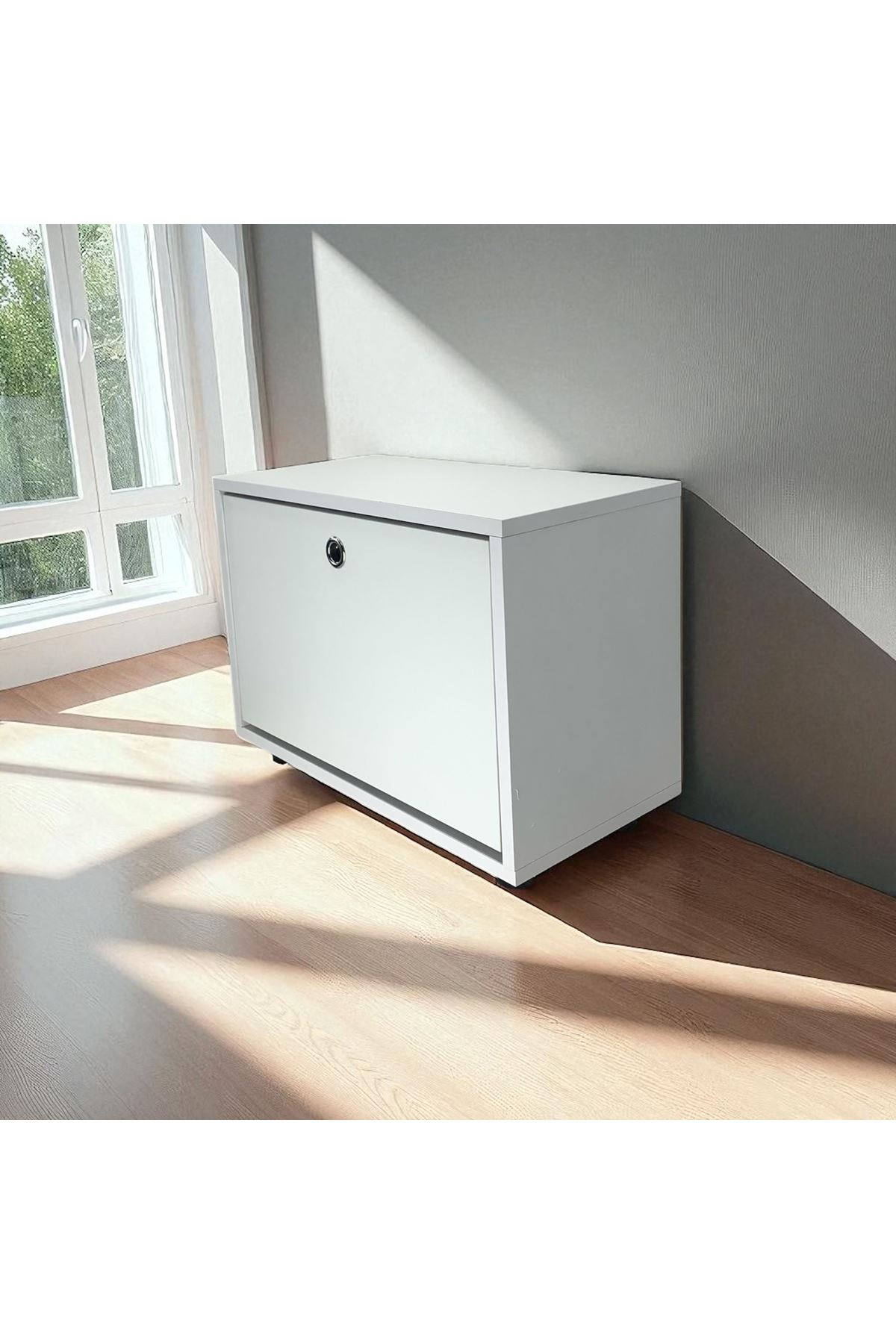 TEK KAPAK AYAKKABILIK - BEYAZ