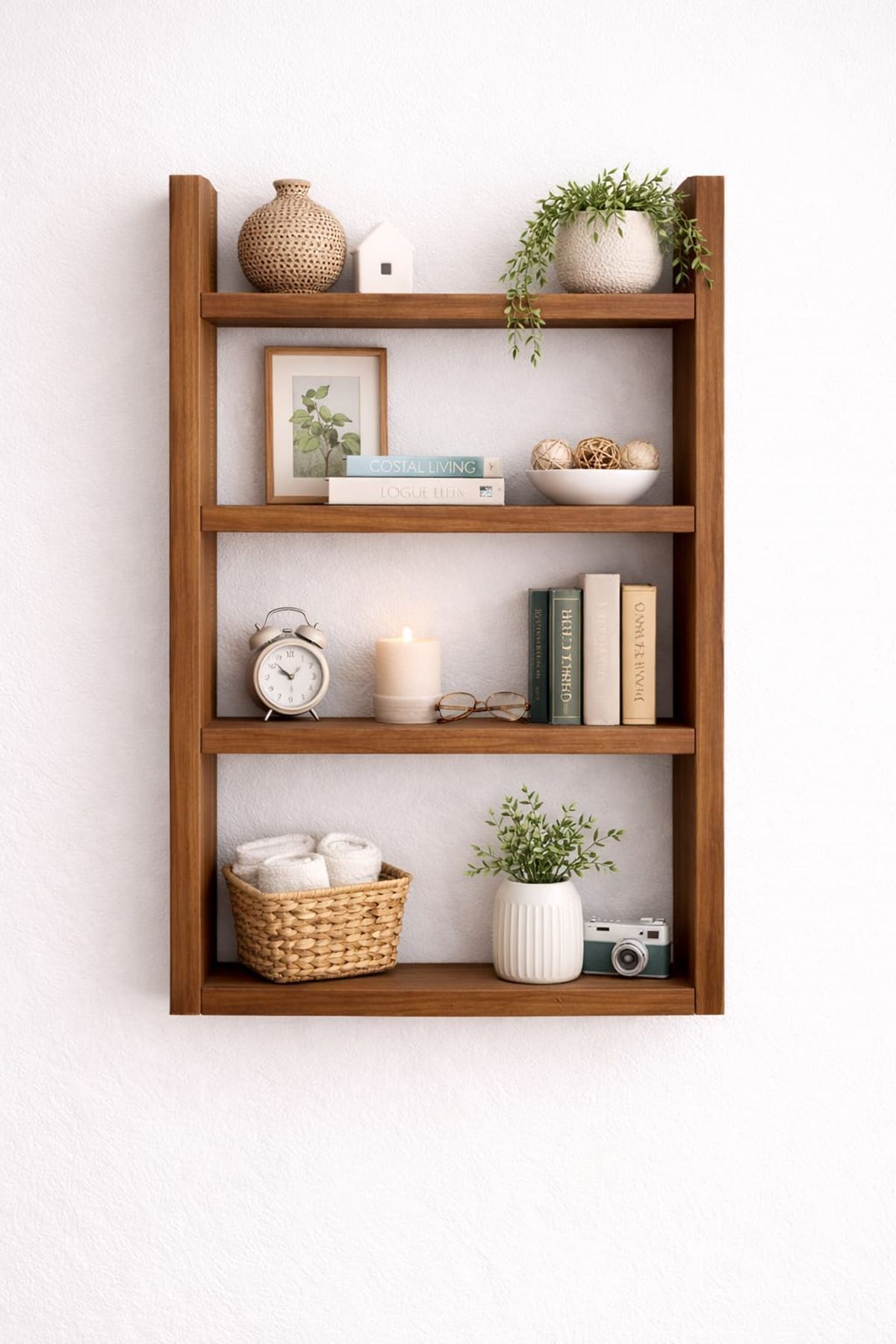 4'lü Duvar Rafı-Mutfak-Çok Amaçlı Raf-Barok