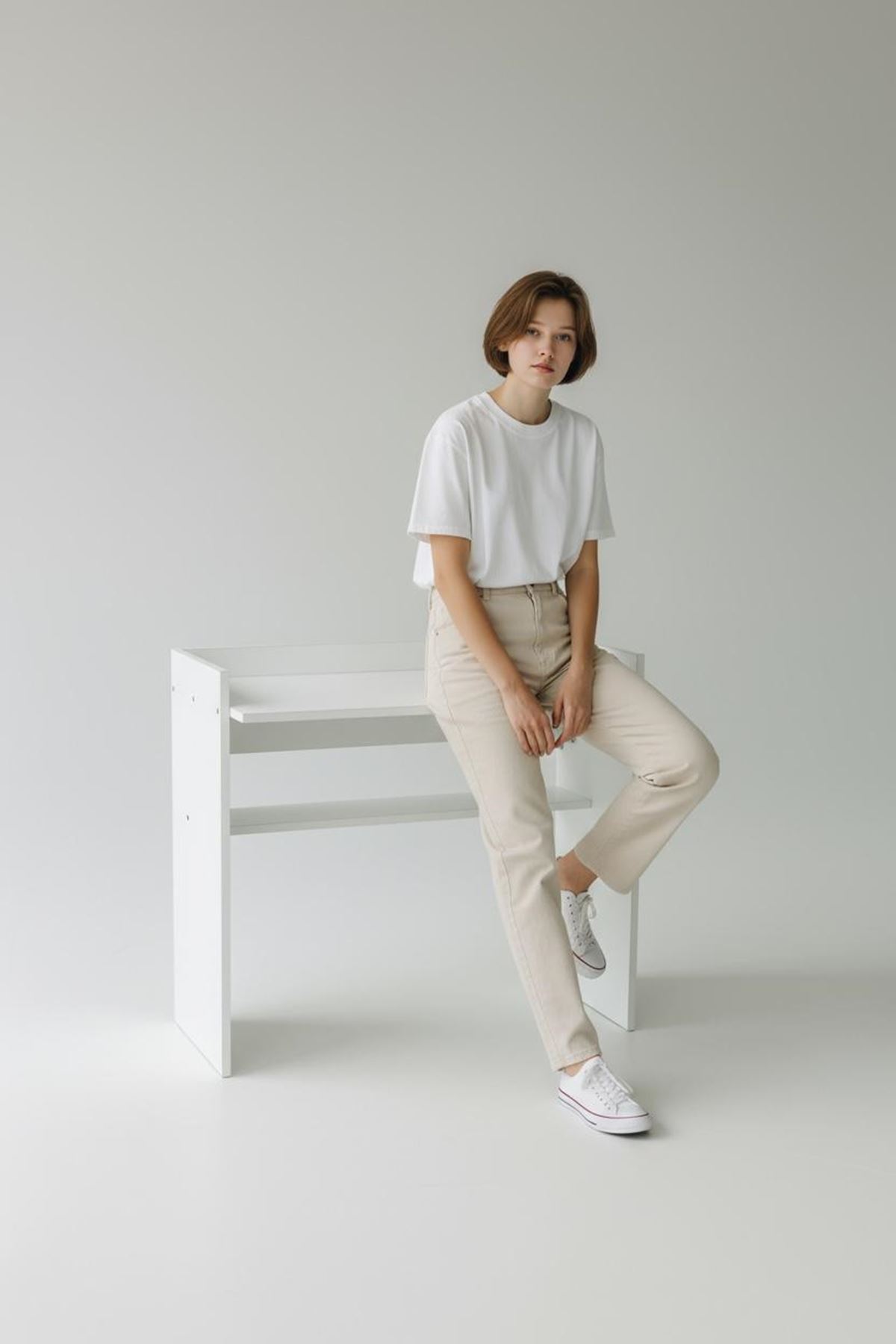 Çalışma Masası Bilgisayar Masası Ofis Ders Yemek Masası Beyaz