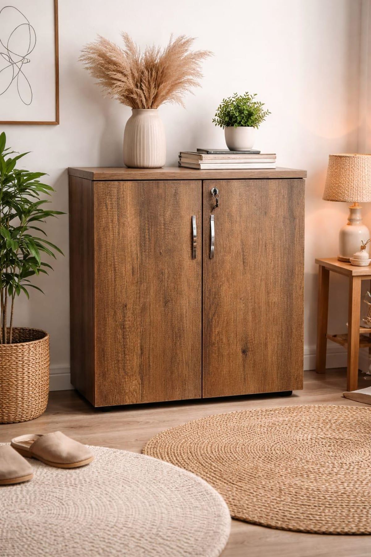 2 KAPAKLI ÇOK AMAÇLI DOLAP - DOSYA DOLABI