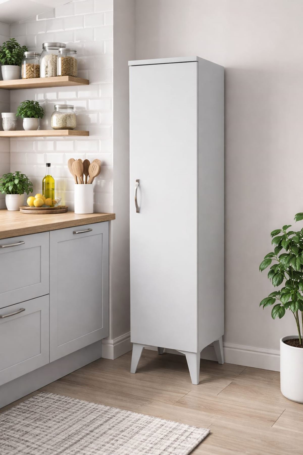 MUTFAK - BANYO ÇOK AMAÇLI DOLAP 4 RAFLI