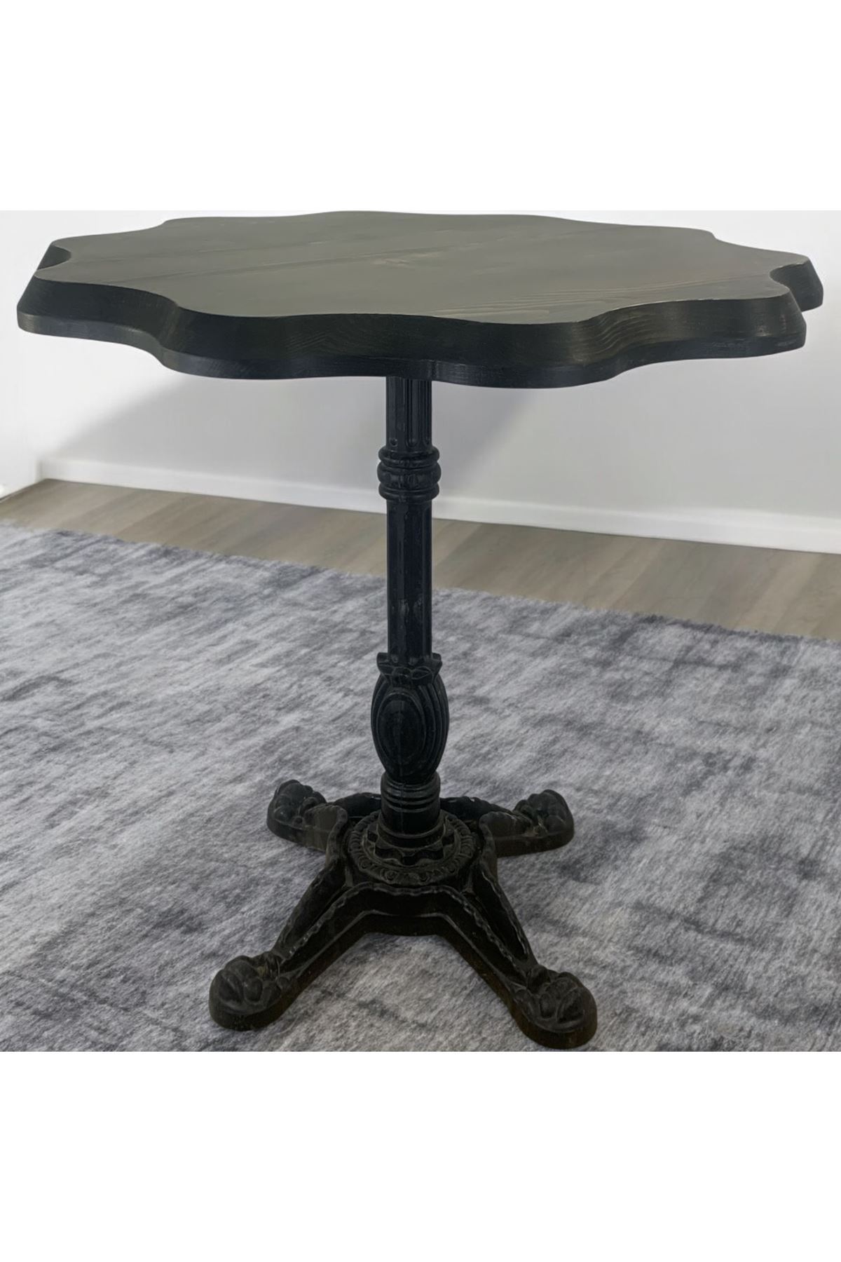 Cafe Masa Köknar Kütük Masa 80 Çap