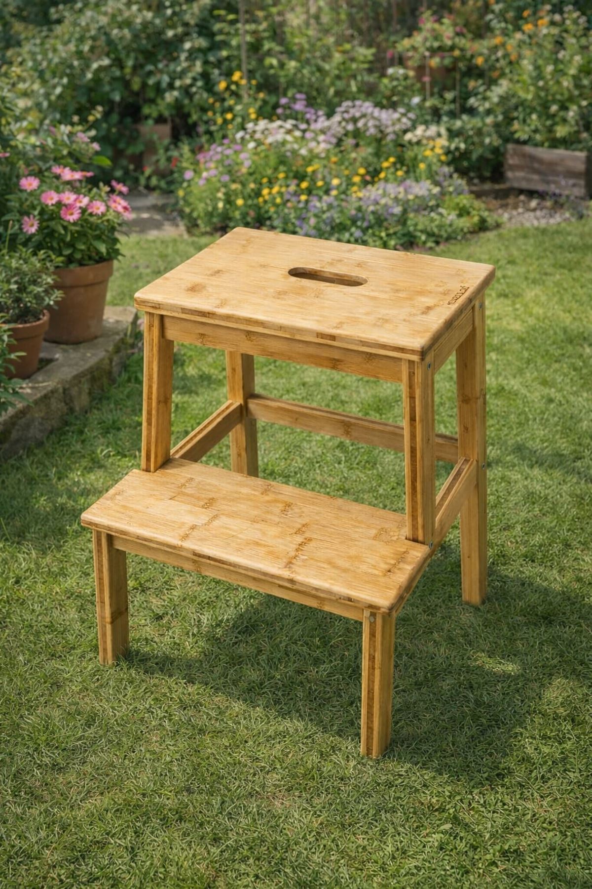 Mutfak Tabure Merdiven BAMBU