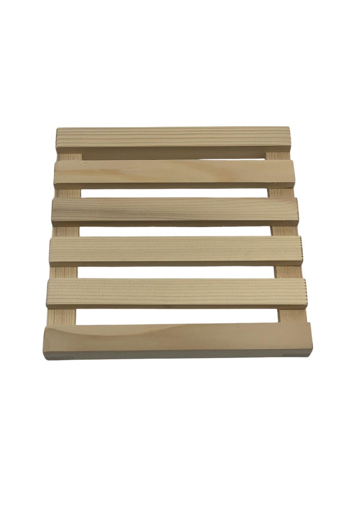 Sofralar Için Ceviz Tencere Tava Çaydanlık Altlığı Doğal Ahşap