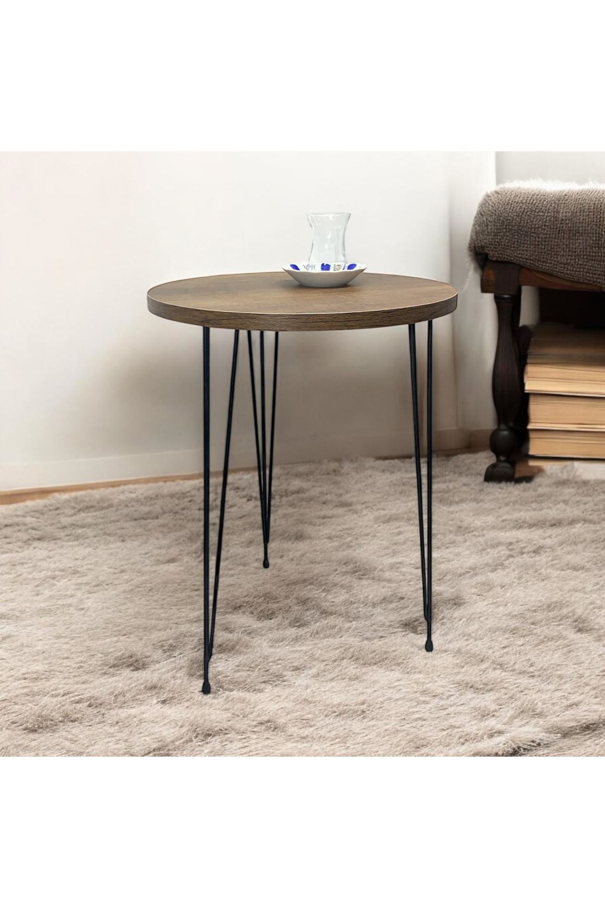 Zigon Sehpa Metal Tel Ayak-Orta Sehpa  ( BAROK )