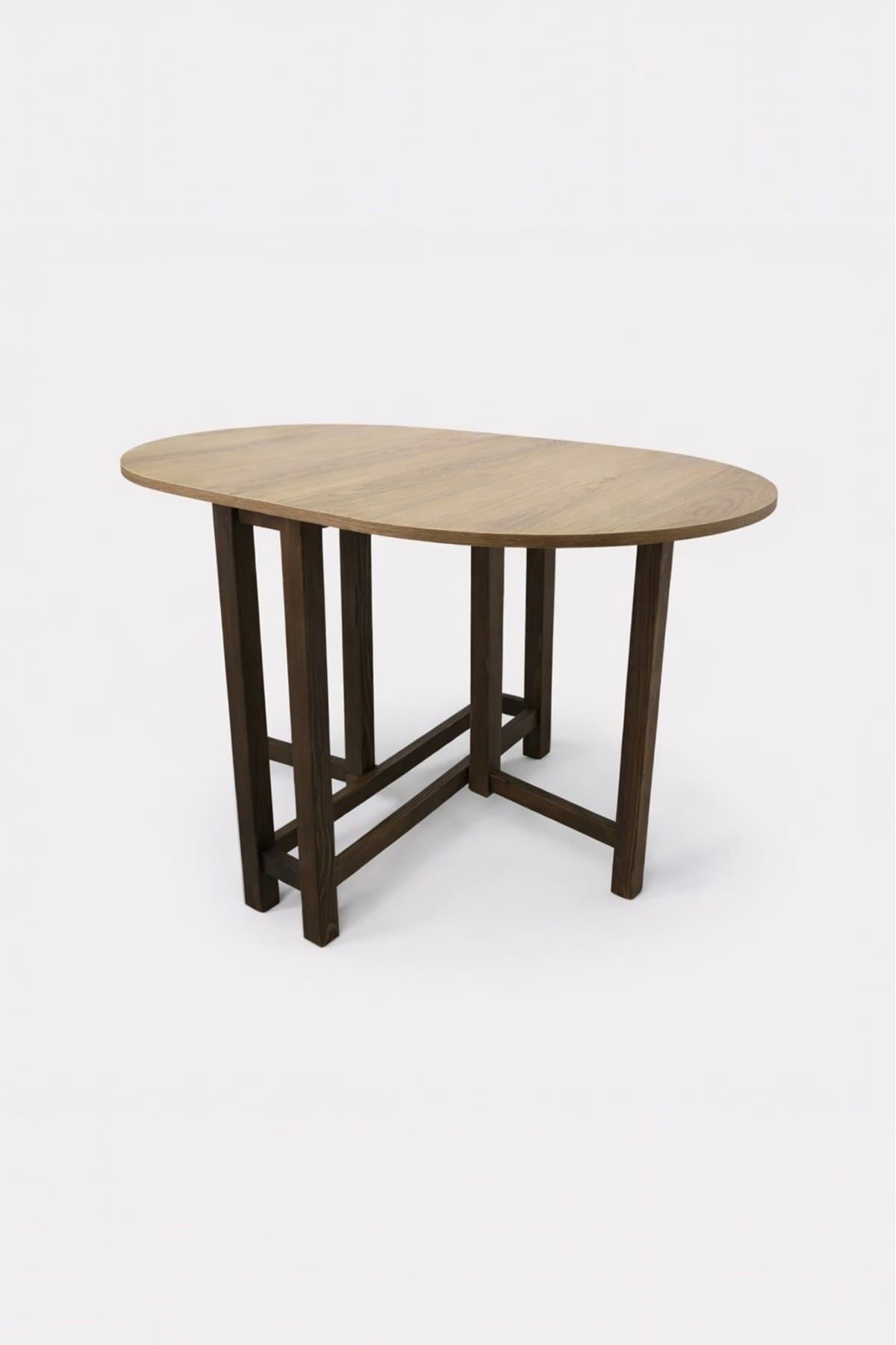 Katlanır Kanatlı Masa Yemek Masası Çalışma Masası Mutfak Masası A.Ceviz