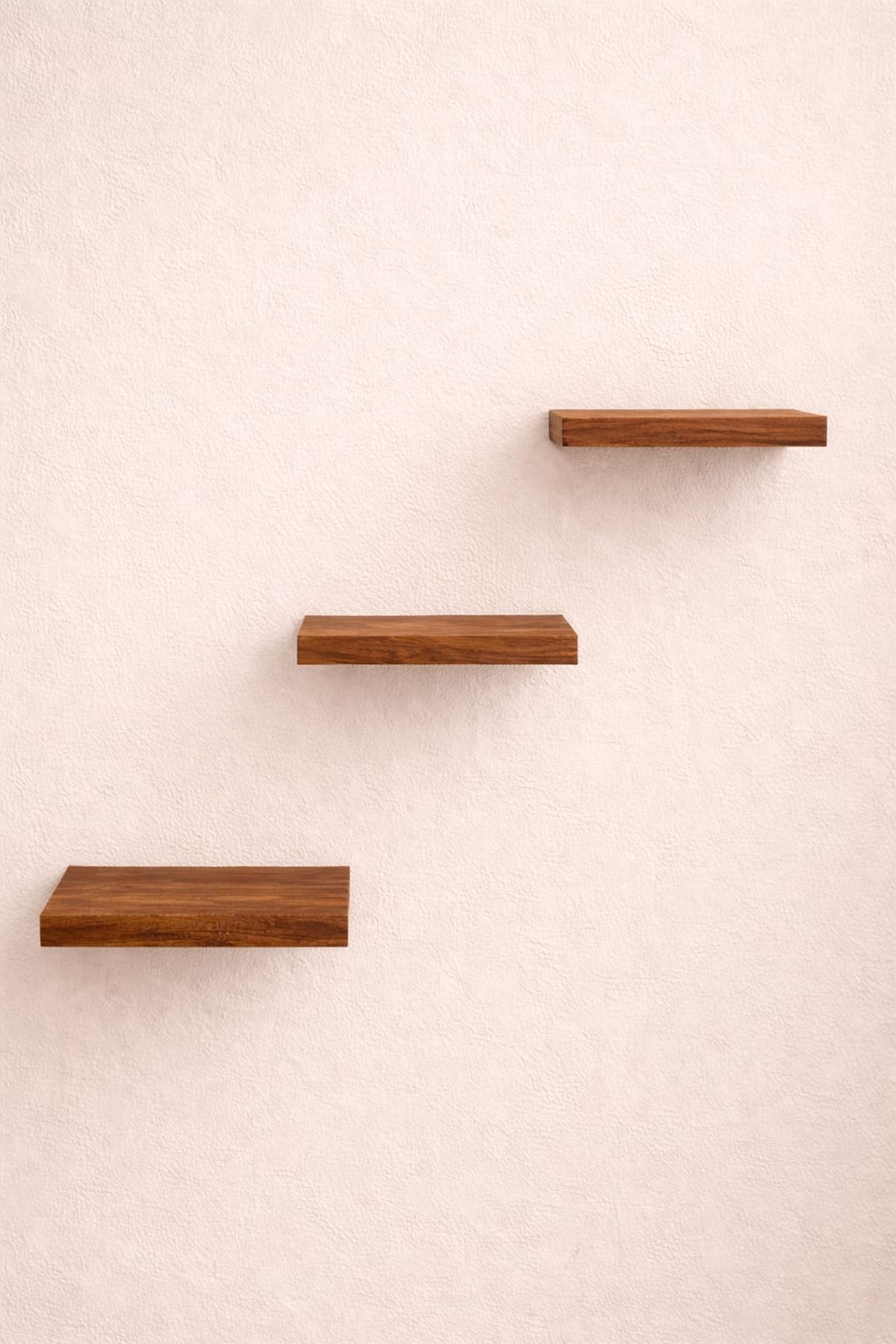 3'lü Uçan Duvar Rafı Set Gizli Raf- Barok 15x15