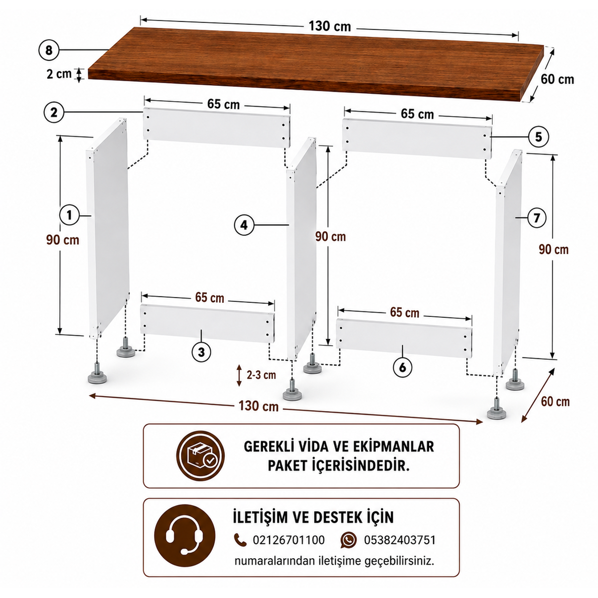 %100 MDF Çamaşır ve Kurutma Makinesi Dolabı – İkili Makine Ünitesi BAROK
