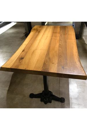 CAFE MASA Ahşap Kütük Masa ASLAN AYAK