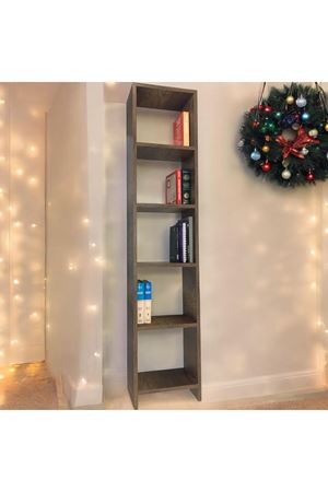 6 Raflı Dekoratif Kitaplık BAROK Kitaplık Ofis Kitaplığı Dolap Kitap Rafı