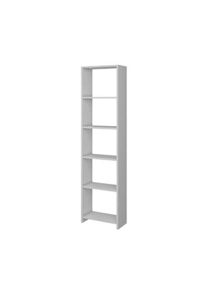 6 Raflı Dekoratif Kitaplık BEYAZ Kitaplık Ofis Kitaplığı Dolap Evrak Rafı Ev Rafı Kitap Rafı