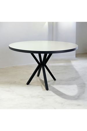 Yuvarlak Yemek Masası BEYAZ Ahtapot AYAK