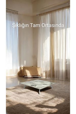 Kare Yer Sofrası Mutfak Sofrası kolay taşınabilir 90 X 90 cm balkon sofra