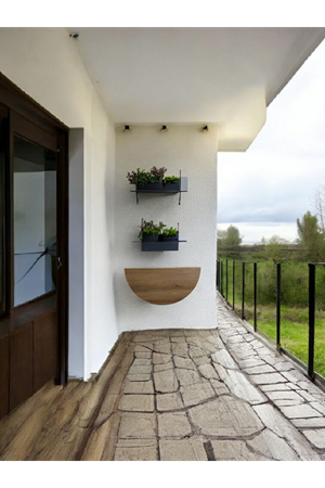 Açılır Kapanır Çalışma Masası Mutfak Masası Katlanır Duvar Masası Yarım Daire