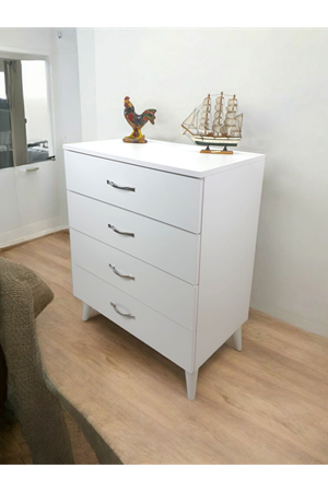 4 Çekmeceli Şifonyer- Beyaz
