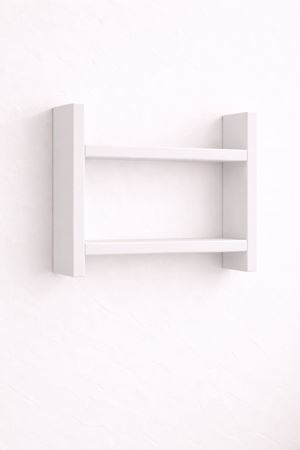 2'Lİ Duvar Rafı-Mutfak-Çok Amaçlı Raf-Beyaz