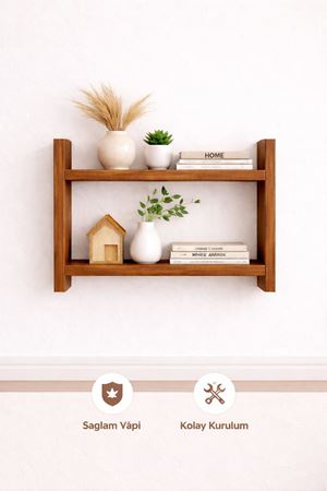 2'Lİ Duvar Rafı-Mutfak-Çok Amaçlı Raf-Barok