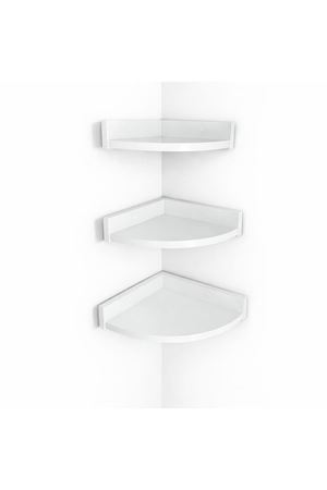 3'Lü Üçgen Köşe Duvar Raf 31 x 26 x 23