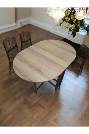 Katlanır Kanatlı Masa Yemek Masası Çalışma Masası Mutfak Masası A.Ceviz