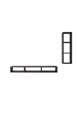 Dekoratif Duvar Rafı - Tv Ünitesi 2 Parçalı Barok