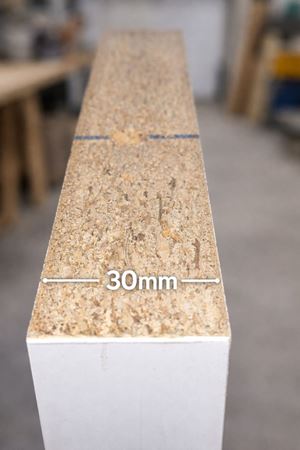 30 mm 3'lü Uçan Duvar Rafı Set Gizli Raf- Barok