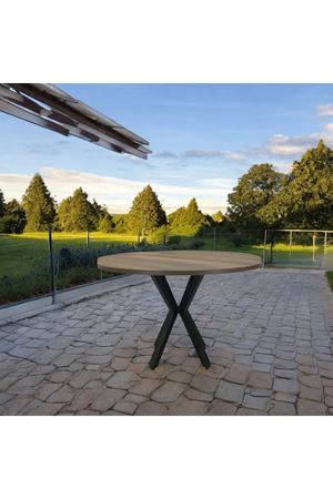 Yuvarlak Yemek Masası CEVİZ  Ahtapot AYAK