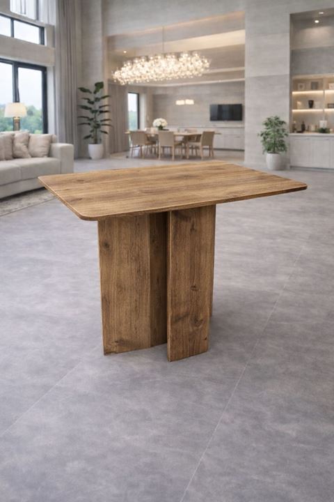 Demonte Pratik Açılır Kapanır Kanatlı Masa - Yemek Masası Atlantik Çam