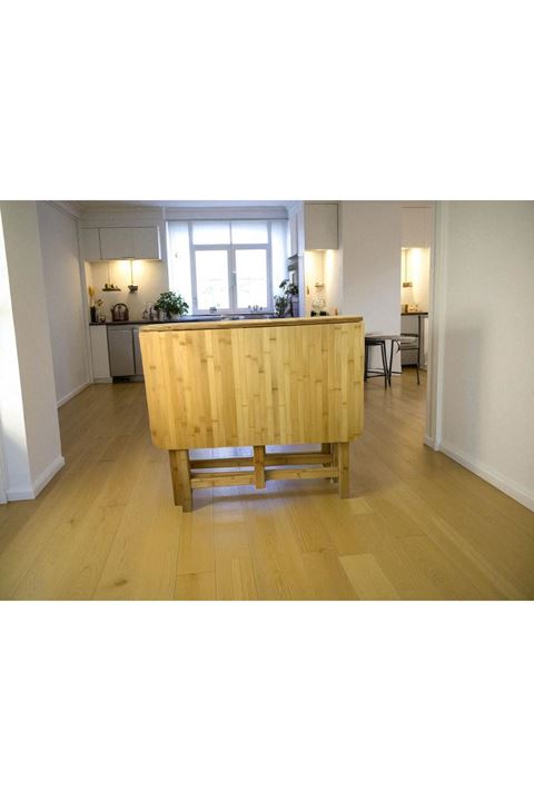 Katlanır Kanatlı Masa Yemek Masası Çalışma Masası Mutfak Masası BAMBU