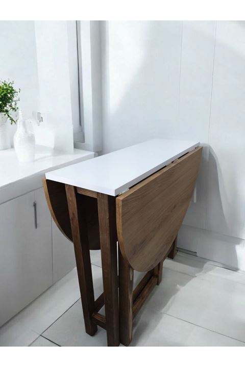 Katlanır Kanatlı Masa Yemek Masası Çalışma Masası Mutfak Masası Çok Renkli