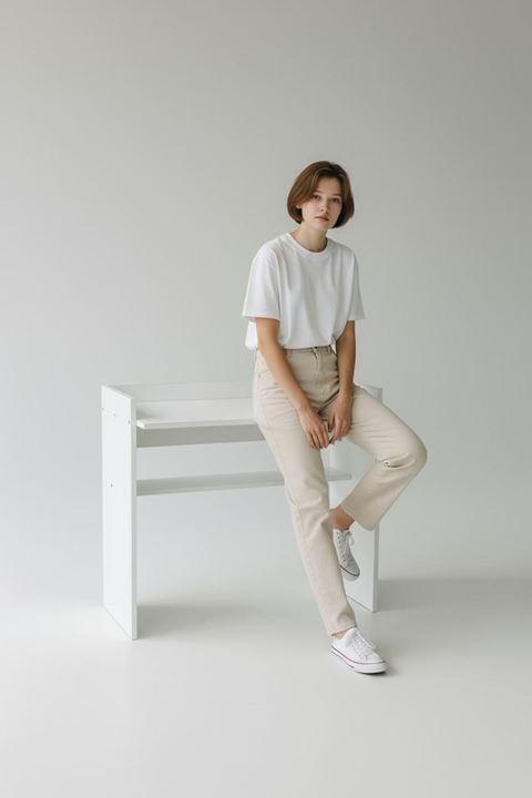 Çalışma Masası Bilgisayar Masası Ofis Ders Yemek Masası Beyaz