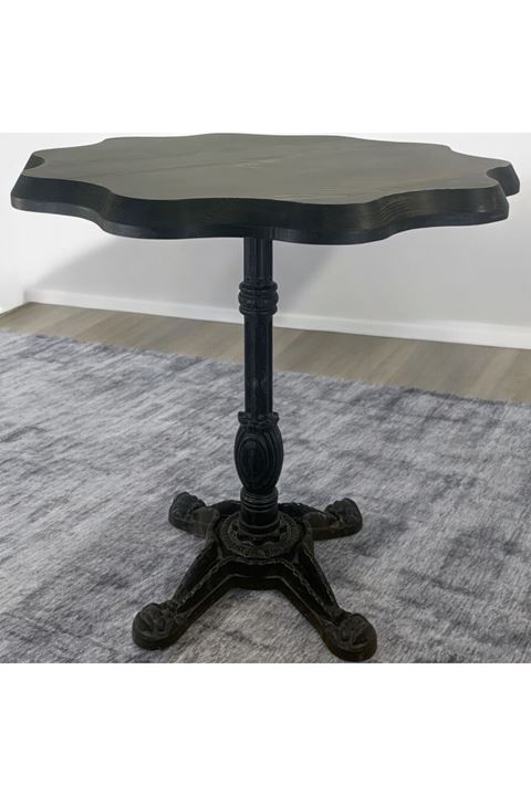 Cafe Masa Köknar Kütük Masa 80 Çap