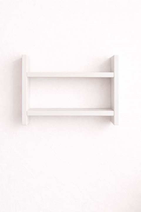 2'Lİ Duvar Rafı-Mutfak-Çok Amaçlı Raf-Beyaz