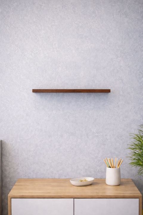 Tekli Duvar Rafı - Uçan Raf Gizli Raf Barok