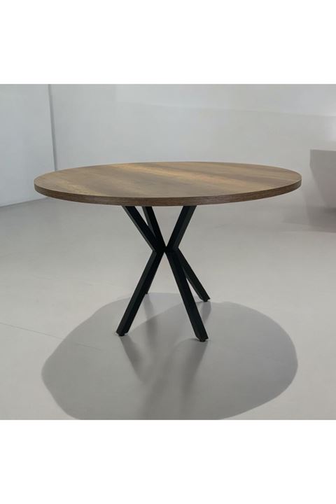 Yuvarlak Yemek Masası CEVİZ  Ahtapot AYAK