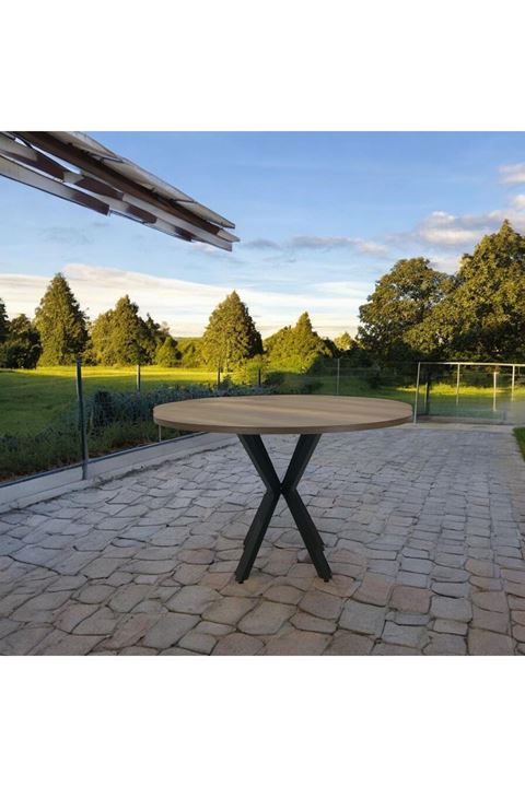 Yuvarlak Yemek Masası CEVİZ  Ahtapot AYAK