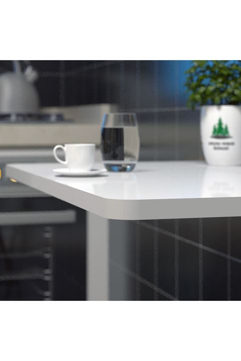 Açılır Kapanır Çalışma Masası Mutfak Masası Katlanır Duvar Masası BEYAZ 45x60