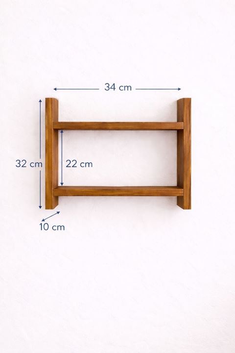2'Lİ Duvar Rafı-Mutfak-Çok Amaçlı Raf-Barok