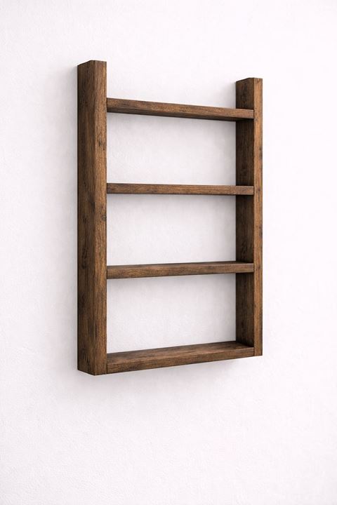 4'lü Duvar Rafı-Mutfak-Çok Amaçlı Raf-Barok 60x50x10