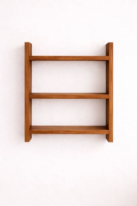 3'lü Duvar Rafı-Mutfak-Çok Amaçlı Raf-Barok 36x10x60