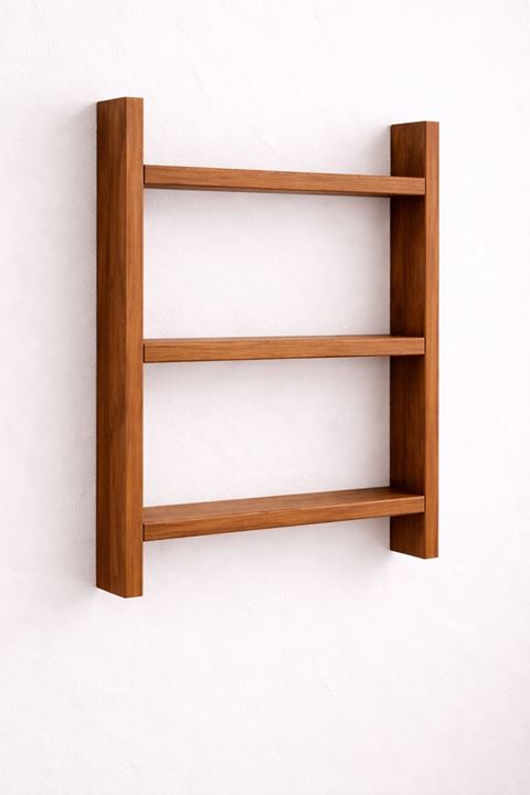 3'lü Duvar Rafı-Mutfak-Çok Amaçlı Raf-Barok 36x10x60