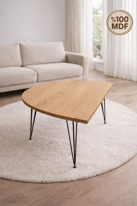 Yarım Daire- Mutfak - Balkon Sehpa Metal Tel Ayak