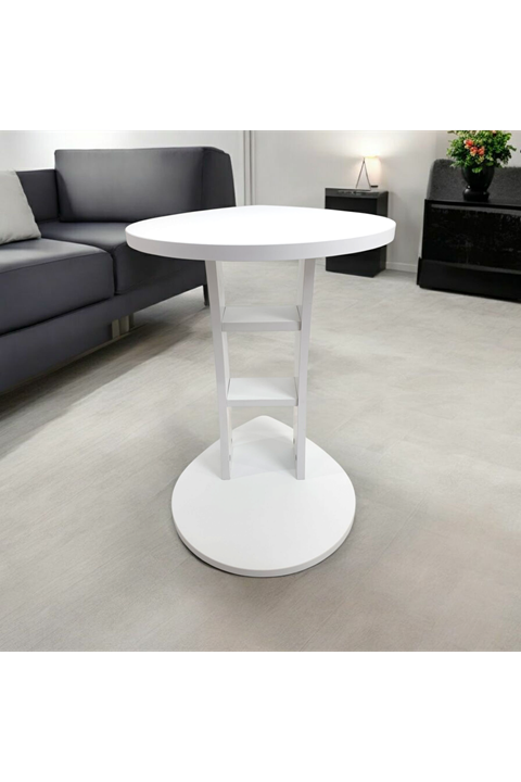 Yağmur Yan Sehpa-BEYAZ